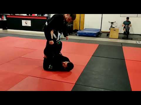 1 leg x guard - sweep to toe hold