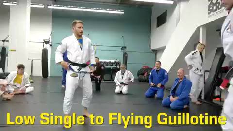 Flying Guillotine setup - Fake low, go high