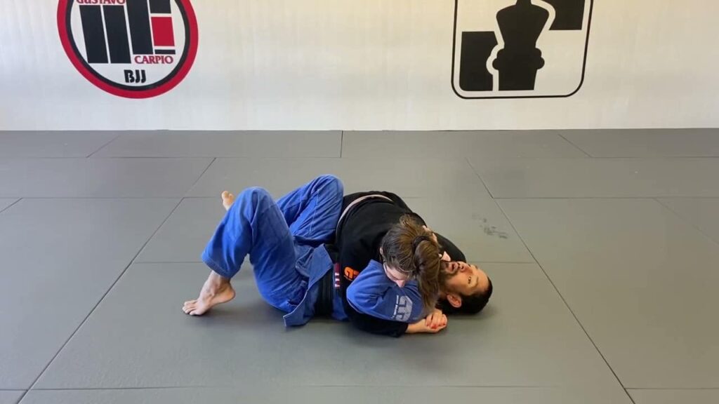 Side Control Escape to Omoplata