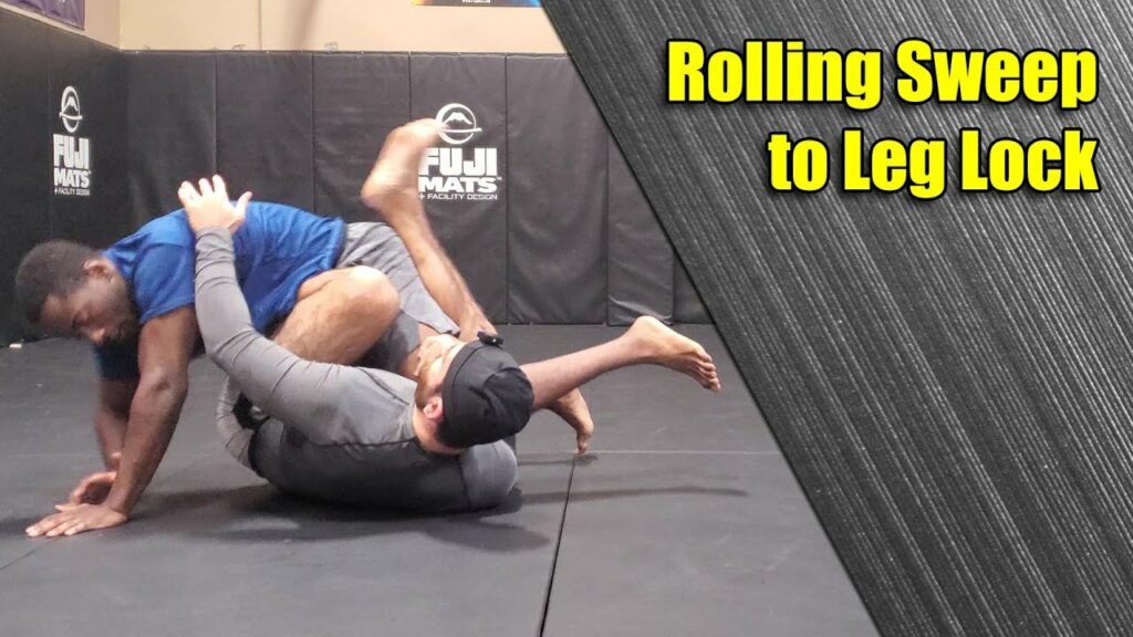 Rolling Sweep to Leg Lock