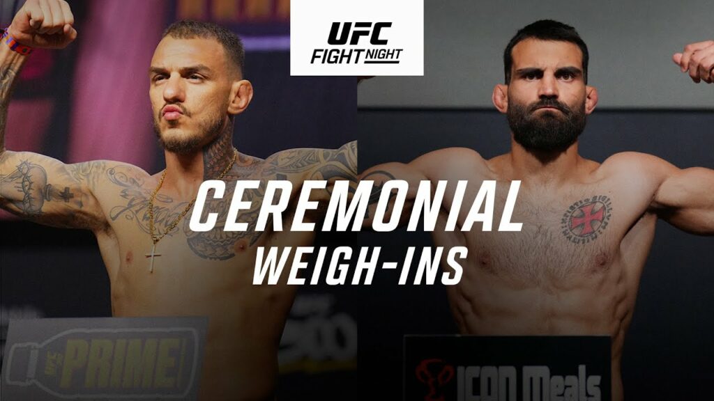 UFC Paris: Ceremonial Weigh-In