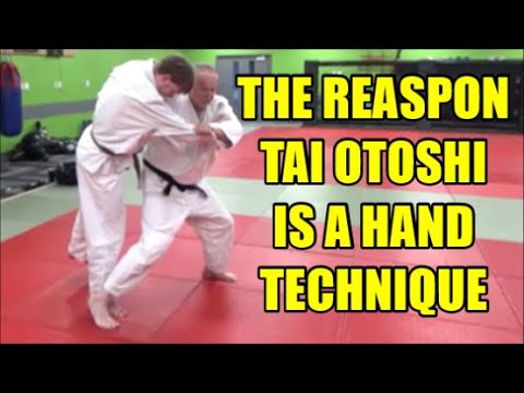 THE REASON TAI OTOSHI IS A HAND TECHNIQUE