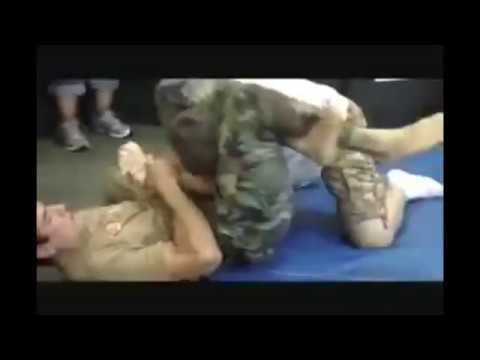 19-Year-Old Rener Gracie Sparring with Five U.S. Army Soldiers (Narrated)