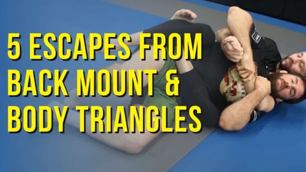 5 BJJ Back Mount Escapes in 3 Minutes