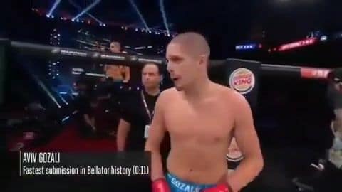 @king_gozali sets the record for fastest submission in Bellator history