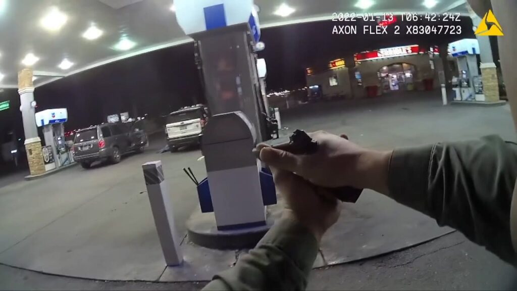 A Fuel Stop for Vegas Officers Turns Interesting Fast