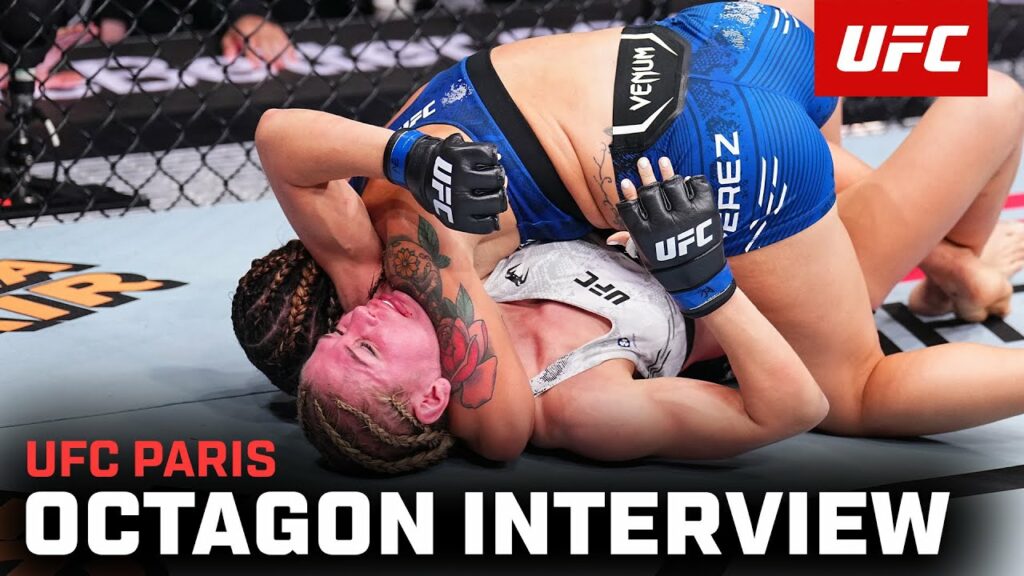 Ailin Perez Octagon Interview | UFC Paris