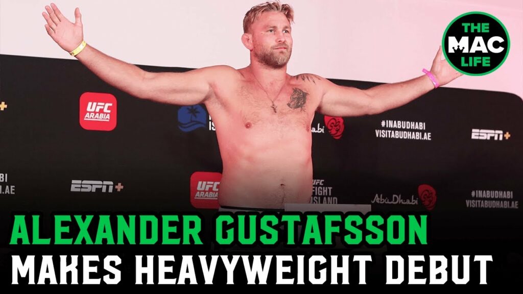 Alexander Gustafsson makes weight for heavyweight debut | UFC Fight Island 3