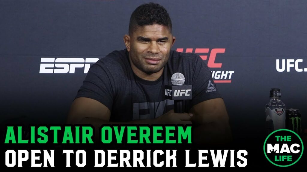 Alistair Overeem says he “schooled” Rozenstruik; open to Derrick Lewis fight