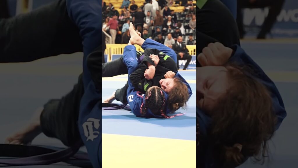 Amazing Collar Choke by Lillian Marchand at the 2024 #IBJJF Worlds #shorts #jiujitsu #bjj