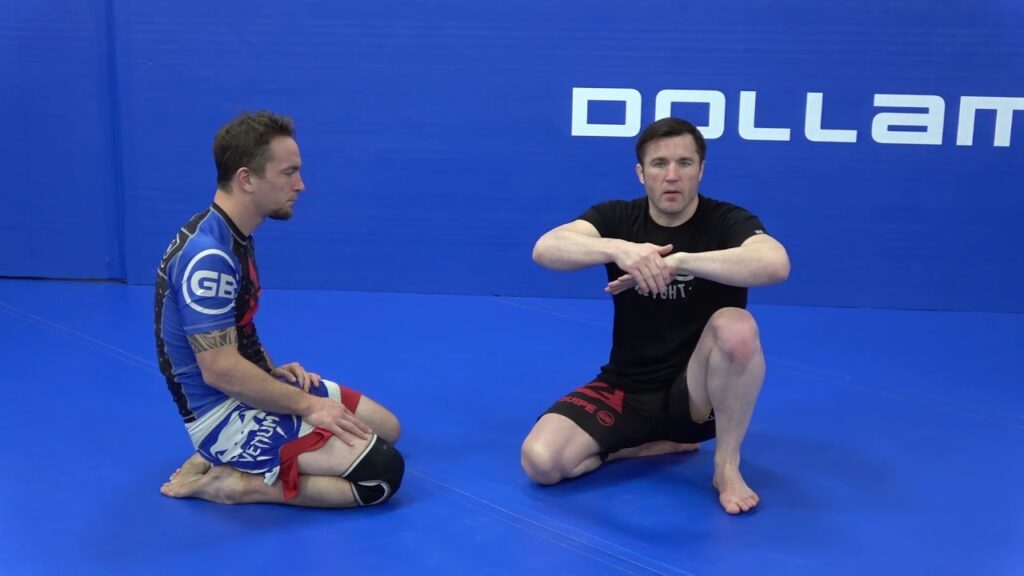 Anaconda Choke Leg Adjustment Thumb To Face by Chael Sonnen