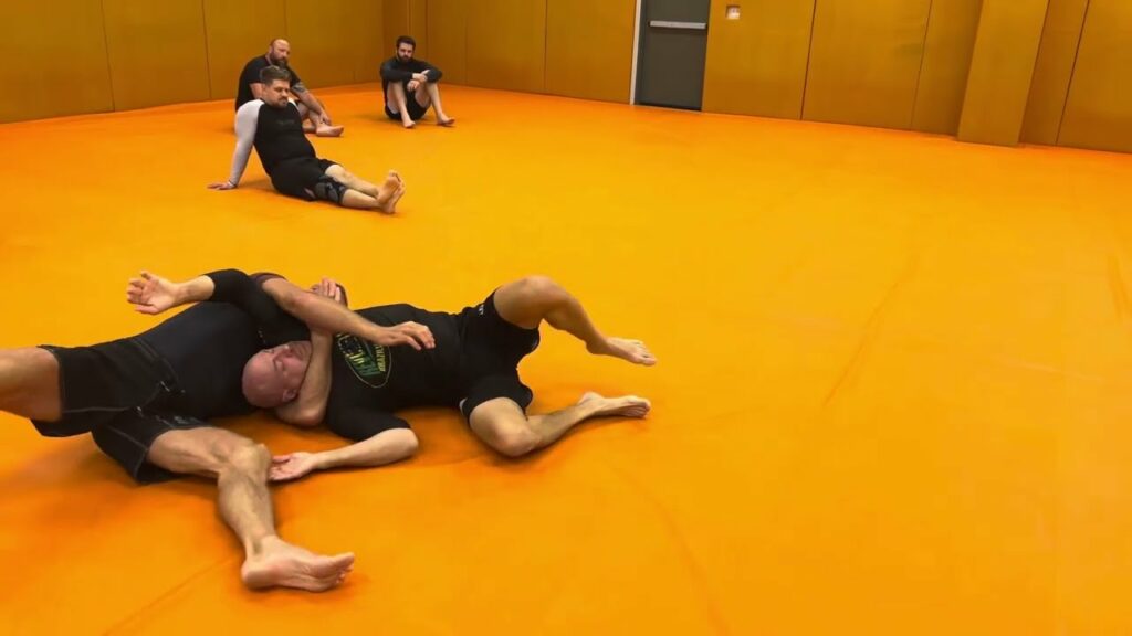 Anaconda Setup from Top Half Guard