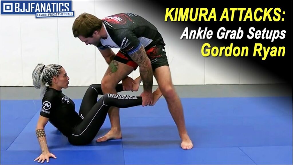 Ankle Grab Setups by Gordon Ryan    #bjjtips  #bjjwhitebelt #gordonryan