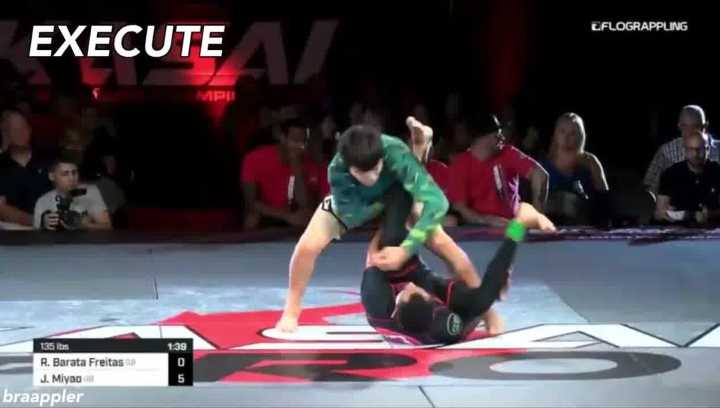 Another Miyao post, but now with a Heel Hook from drilling to actual match