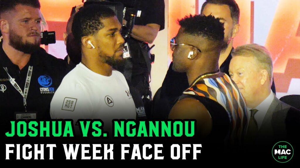 Anthony Joshua vs. Francis Ngannou Face Off