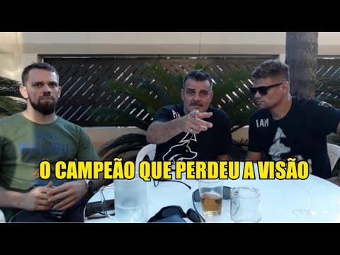 Após perder a visão conhece o jiu Jitsu Bolsonaro e o Sheik de Abudabi