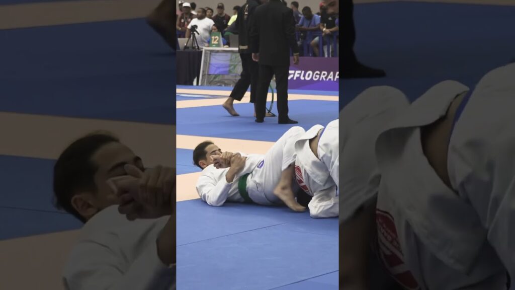 Armbar from green belt Ricardo Yoshito at the 2023 Brazilian Nationals