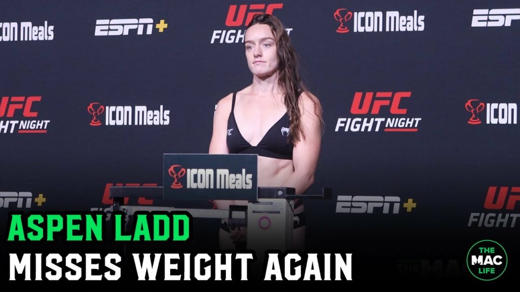 Aspen Ladd misses weight again ahead of UFC Vegas 60