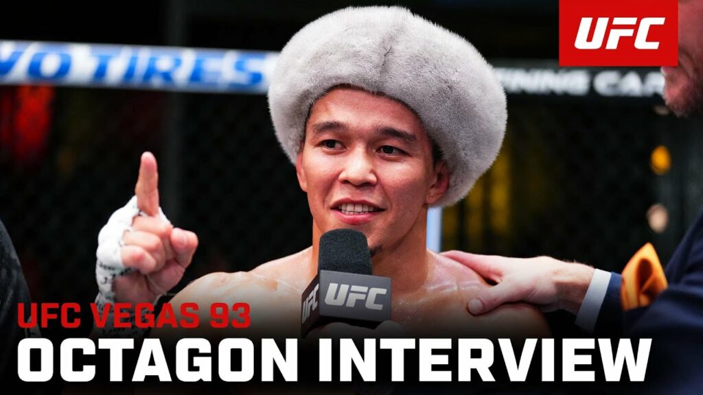 Asu Almabayev Octagon Interview | UFC Vegas 93