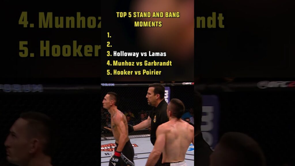 BEST stand and bang moments 🚨 #ufc