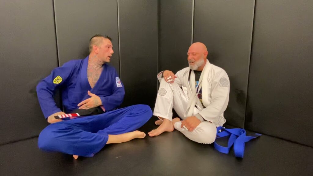 BJJ Black Belt interviews newly promoted BJJ Blue Belt