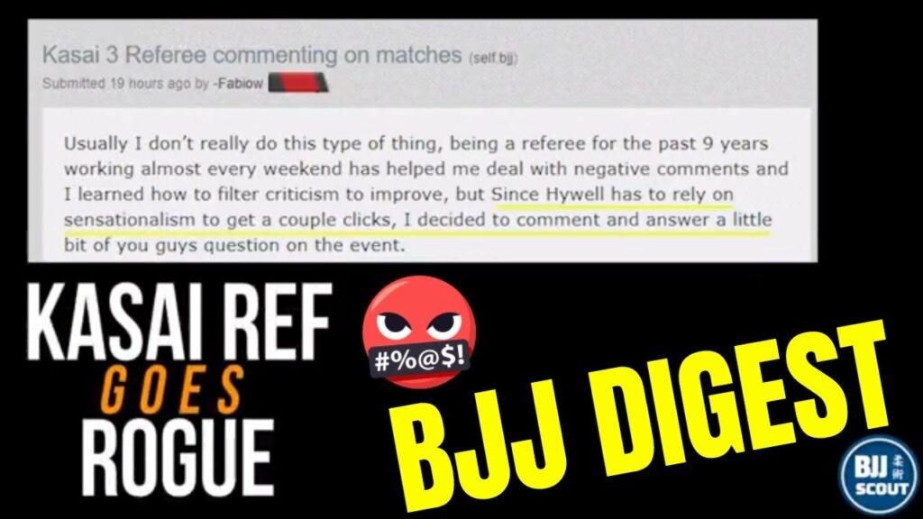 BJJ Digest #49: Held protests, Rocha Explains, Flo Condemns & Kasai repents