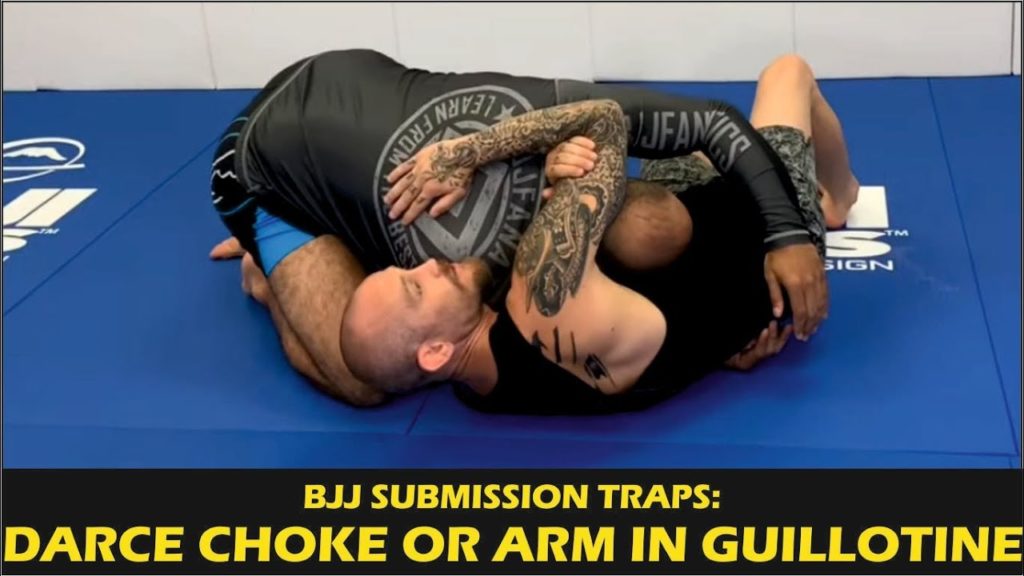 BJJ Submission Traps: Darce Choke Or Arm In Guillotine by Jeff Glover