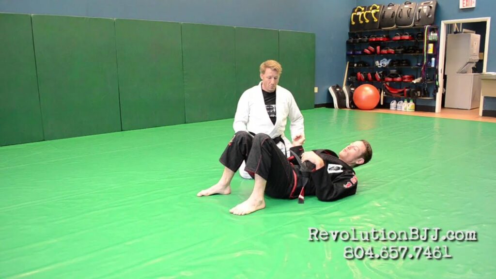 BJJ technique:  Advanced 100 Kilos side control escape (turning away; "flamethrower" escape)