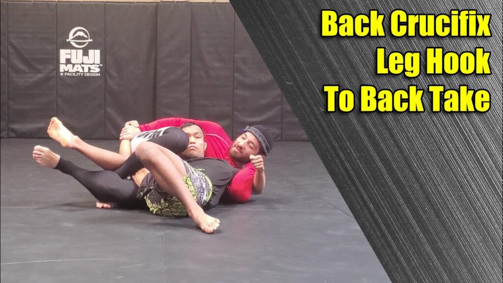 Back Crucifix Leg Hook to Butt Roll Back Take