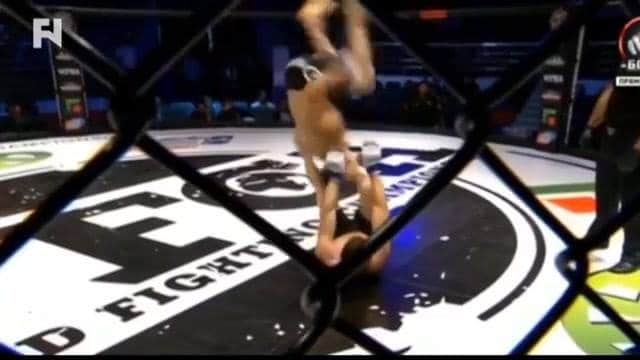 Back Flip Guard Pass in MMA