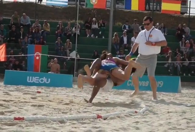 Beach Wrestling