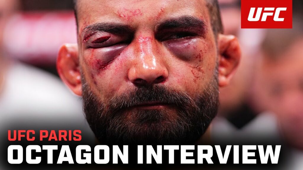 Benoit Saint-Denis Octagon Interview | UFC Paris