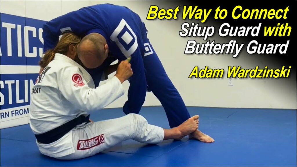 Best Way to Connect Situp Guard with Butterfly Guard with Adam Wardzinski