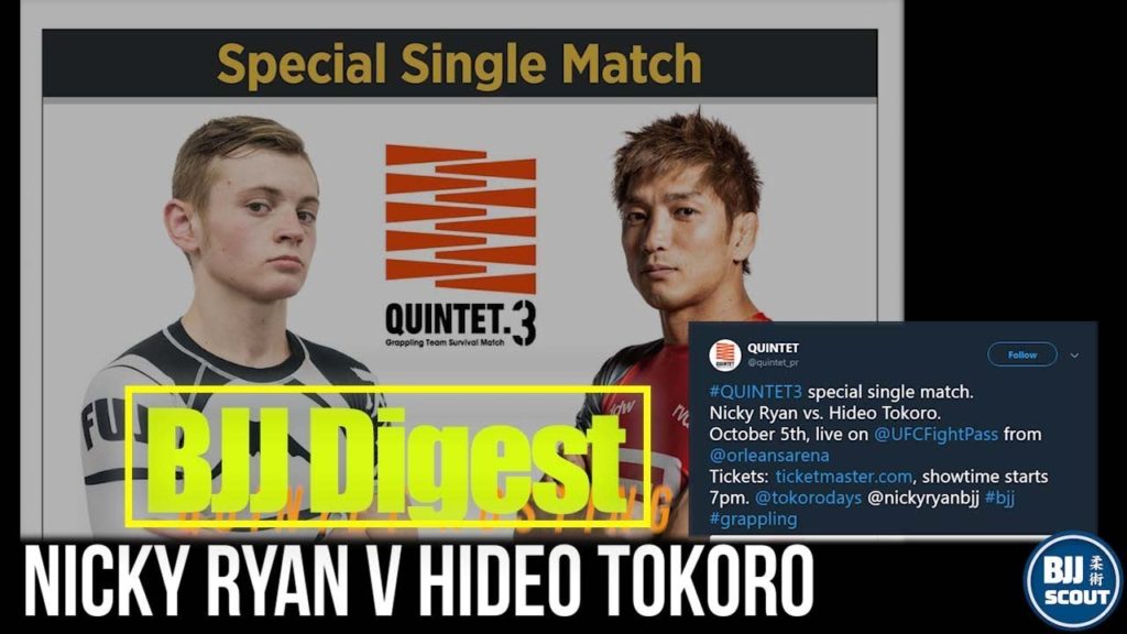 Bjj Digest #62: Rip Kid Yamamoto, Nicky Ryan On Quintet, Ryan Hall & More