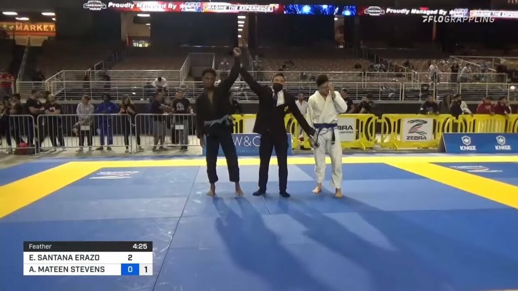 Blue Belt Mateen Stevens Unloads Slick Techniques for RNC Finish