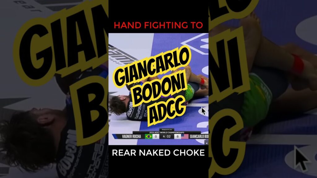 Bodoni’s Hand Fighting to Rear Naked Choke #adcc