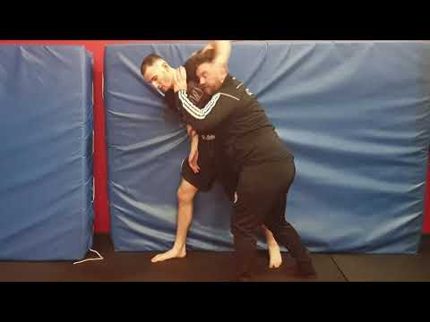 Body Lock Takedown from the Wall