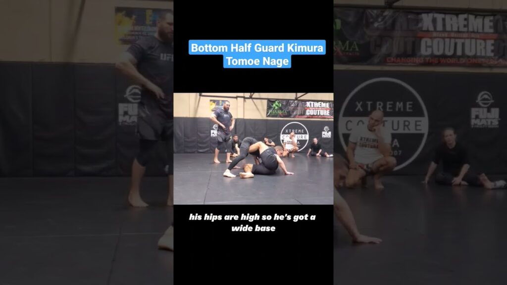 Bottom Half Guard Kimura Tomoe Nage