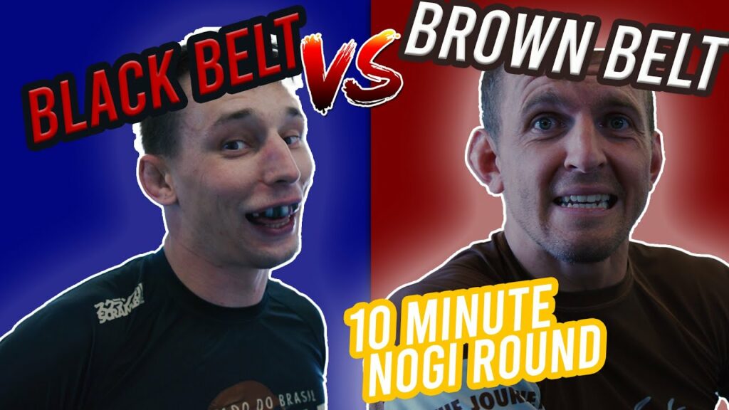 Brown Belt Taps Black Belt - Chaotic Match