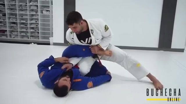 Buchecha -  Leg over half guard pass