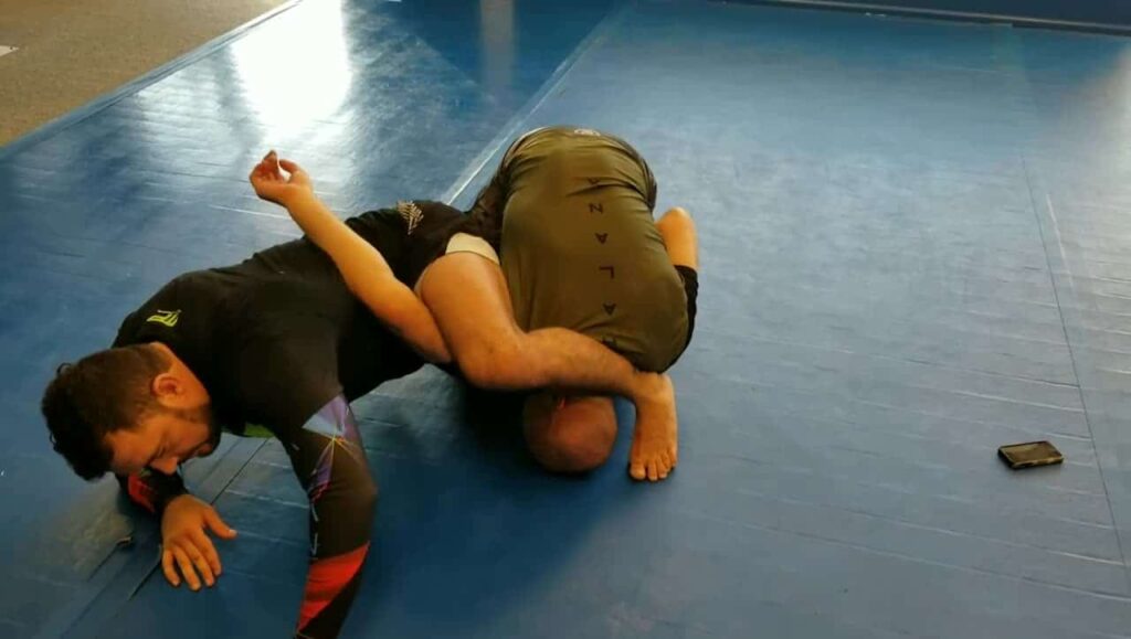 Butterly guard to Omoplata