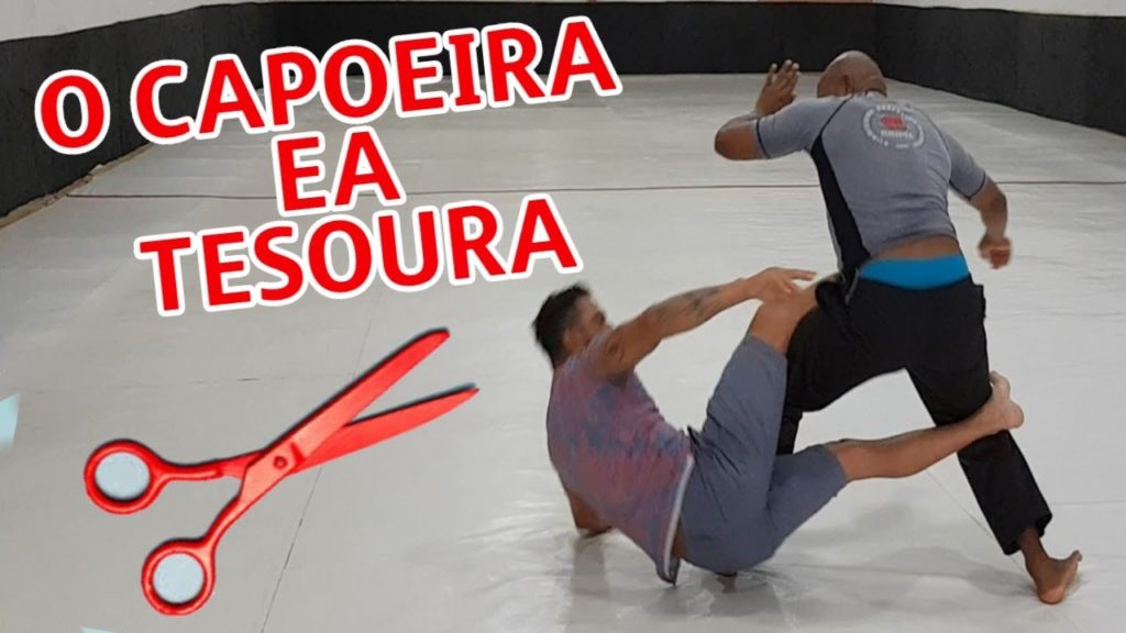 CAPOEIRISTA COMO ELE APLICA A TESOURA  PASSO A PASSO