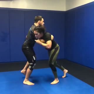 Cat Zingano in action