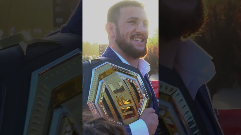 Champion Merab brings the belt back to Georgia and it gets CRAZY 👀