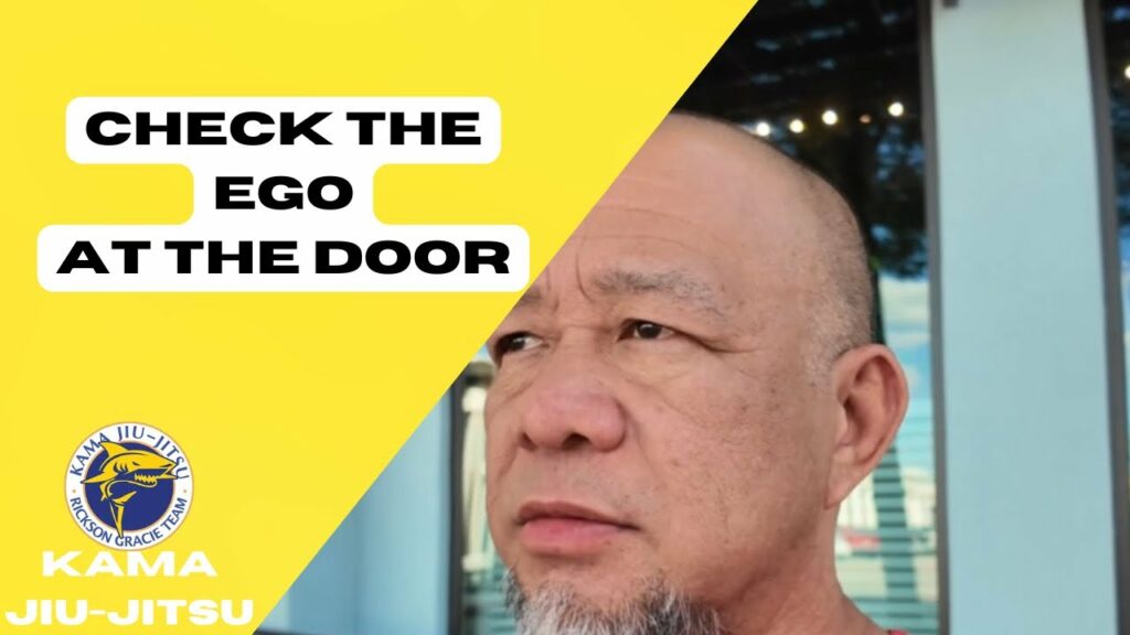 Check your ego at the door in jiu jitsu