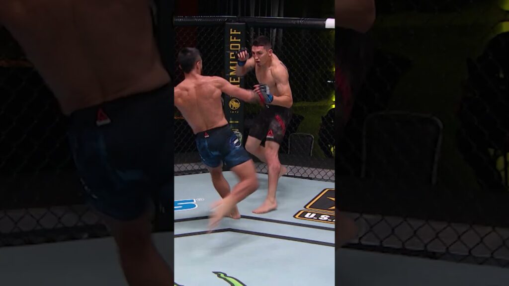 Chris Gutierrez destroyed BOTH of his legs 😳 #ufcvegas95