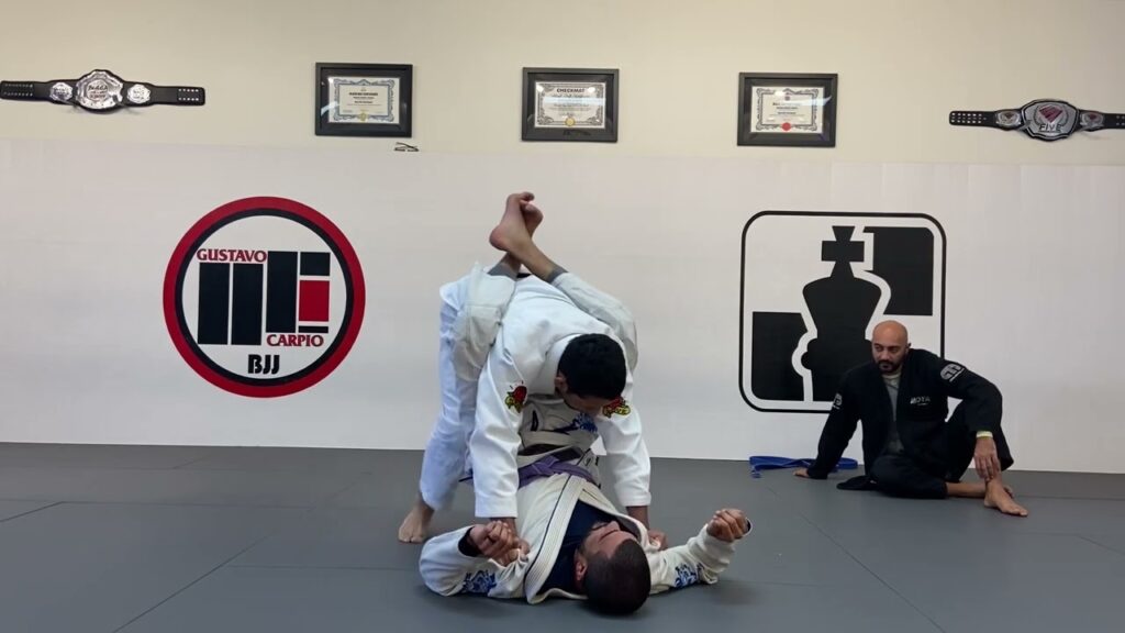 Closed Guard Pass to Mount and Half Guard Set Up