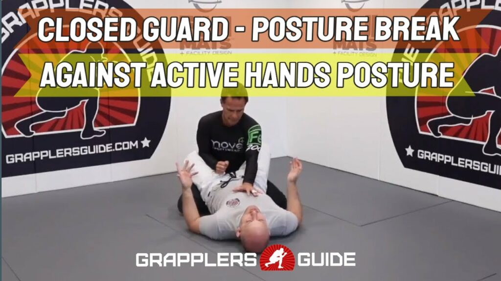 Closed Guard Posture Break - Against Active Hands Posture by Jason Scully