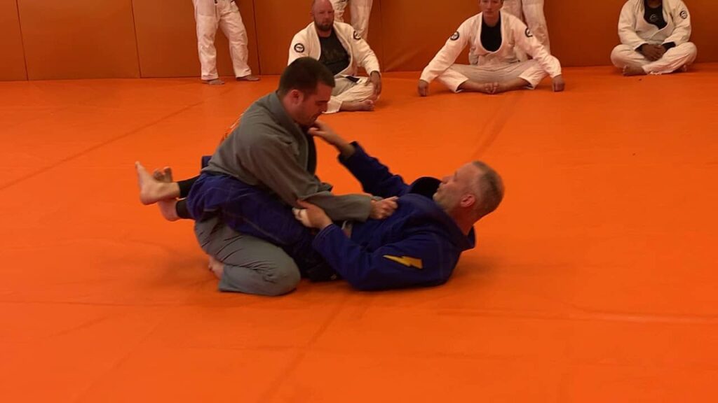 Closed Guard Scissor Triangle Set Up