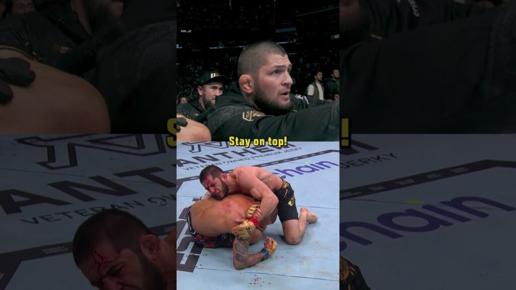 Coach Khabib is a CHEAT CODE 🔥 #ufc311